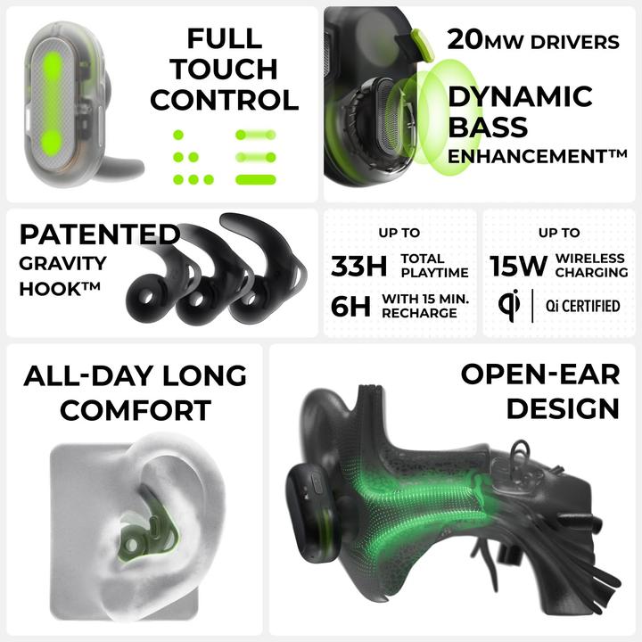 Actual product image Rolling Square Hyphen Aria headphones (No noise cancelling, 33 h, Wireless)