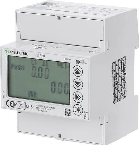 K'Electric Three-phase meter KEP80 MID S0 80A