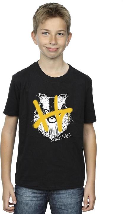 Immagine prodotto Hufflepuff Pop Spray Maglietta Ragazzi (140, 146)