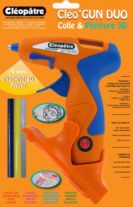 Immagine prodotto Cléopâtre Mini pistola per colla a caldo "Senza cavo
