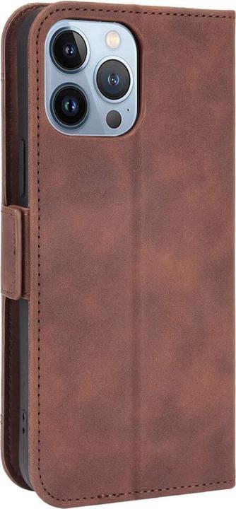 Produktbild Cover-Discount iPhone 14 Pro - Etui mit vielen Kartenfächer braun (Apple iPhone 14 Pro)