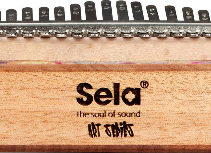 Actual product image Sela Art Series Kalimba 17 Little Monster Laser