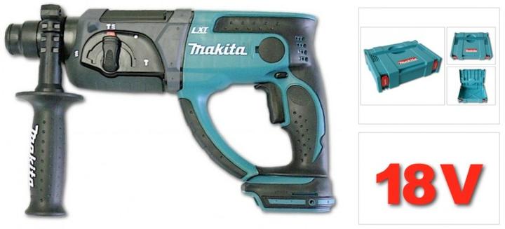 Produktbild Makita BHR 202 Z Akku Kombihammer 18V 2,0J SDS Plus Solo in Makpac - ohne Akku, ohne Ladegerät (Akkubetrieb)