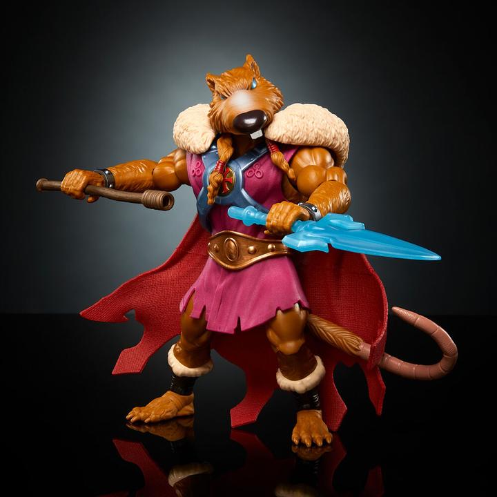 Produktbild Mattel MOTU x TMNT: Turtles of Grayskull Deluxe Actionfigur Splinter-Skull 14 cm
