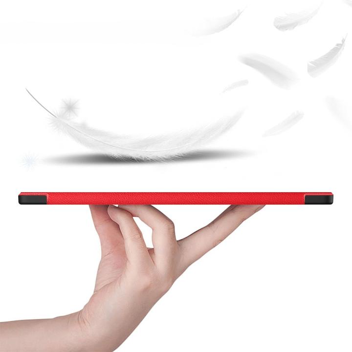 Actual product image Cover-Discount Galaxy Tab S9 Ultra - Tri-fold Smart Case red (Galaxy Tab S9 Ultra)