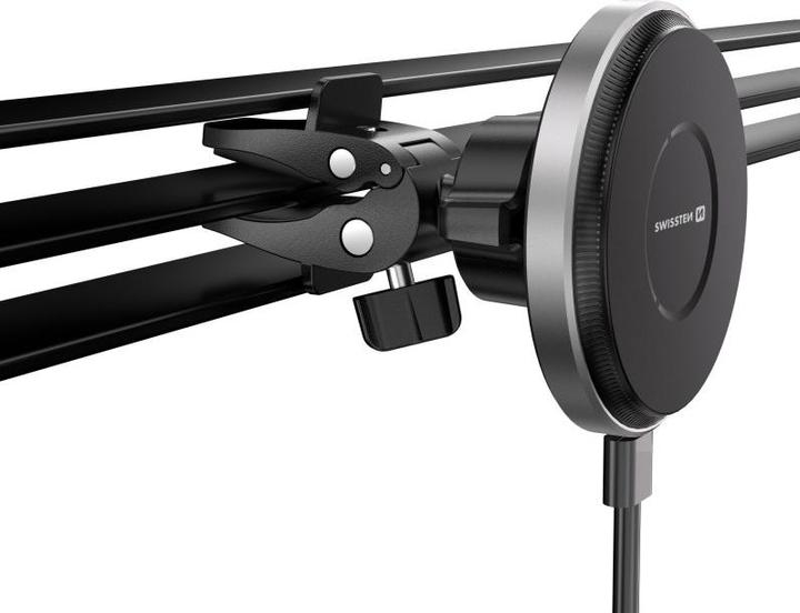 Immagine prodotto Swissten Magnetic Car Holder Airhold with Wireless Charger 15w / 7,5w (Magsafe Compatible)