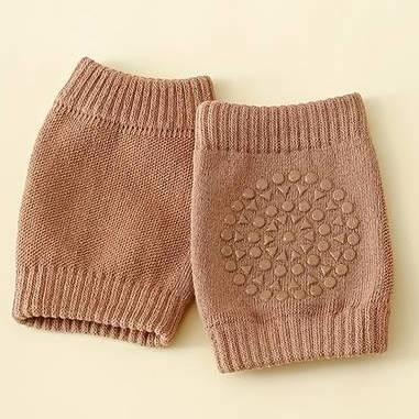 Milkii Genouillère bébé avec adhérence antidérapante, Toffee