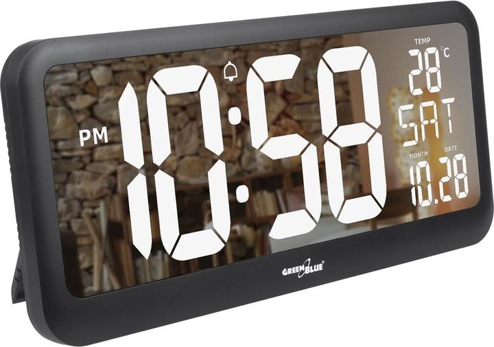 Greenblue Horloge murale LCD avec capteur de température