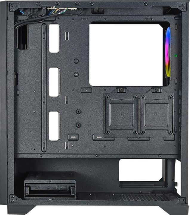 Actual product image Linkworld Hive 450 GAMING Miditower Black RGB retail - Midi/Minitower - ATX (mATX, ITX, ATX, E-ATX)