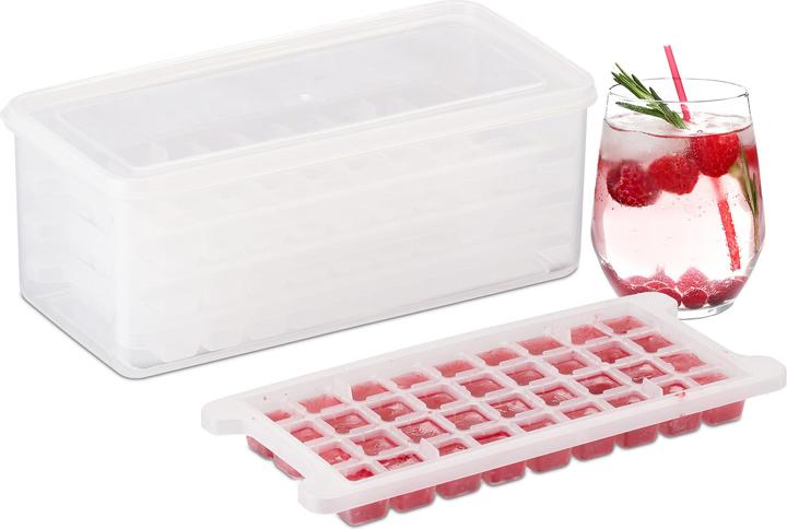 Relaxdays 6pcs. ice cube mould set
