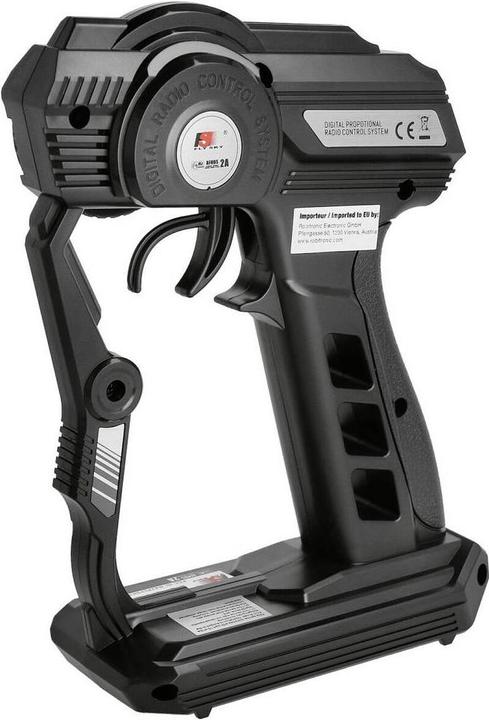 Actual product image Fly Sky FlySky FS-GT2F pistol grip remote control 2.4 GHz Number of channels: 2 incl. receiver