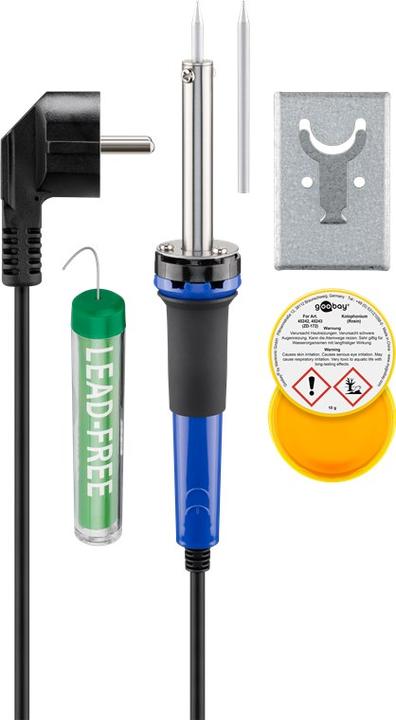 Image du produit FixPoint Set de fers à souder Set de soudure pour travaux de soudure fins, 30 W, 5 pcs.