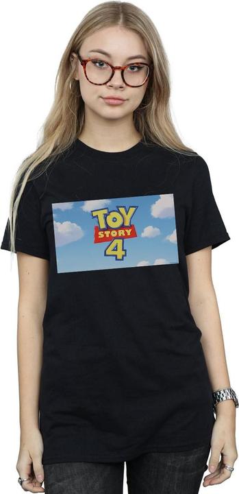 Immagine prodotto Disney Toy Story 4 Cloud Logo Maglietta Ampia Donna (L)