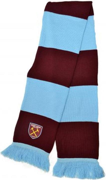 Actual product image West Ham United FC Jacquard Knitted Scarf