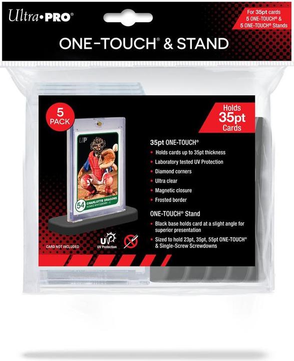 Actual product image Ultra Pro 35PT ONE-TOUCH Magnetic Holder & Stands 5 Pack