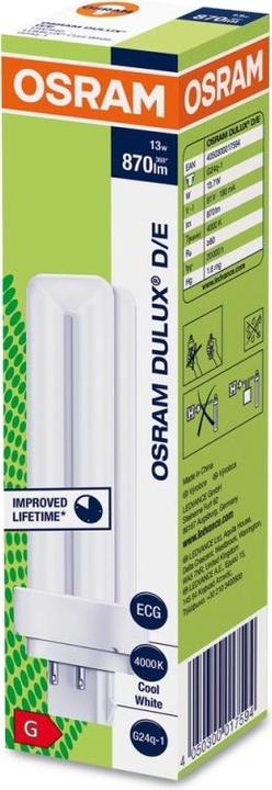 Actual product image Osram Dulux (G24q-1, 13 W, 870 lm, 1 x, G)