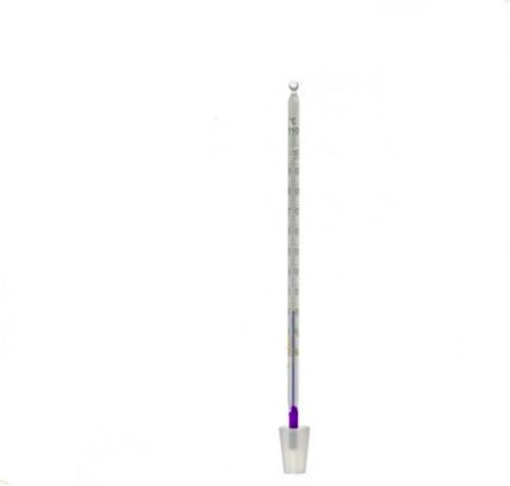 Actual product image Ich-zapfe Thermometer mit Silikonkorken: Präzise Temperaturmessung für Alkohol (Wine thermometer)
