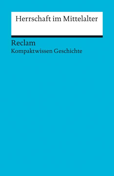 Produktbild Herrschaft im Mittelalter (Deutsch, Arnold Bühler, 2013)