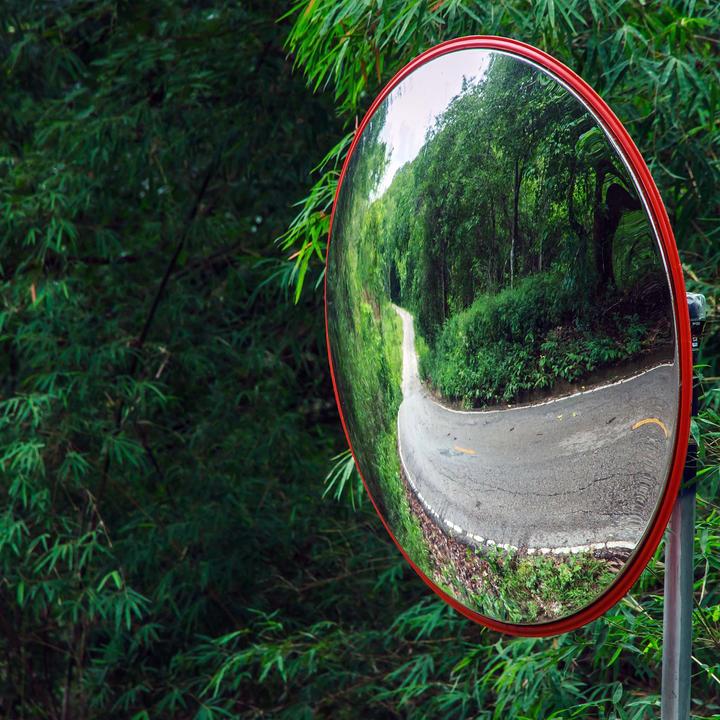 Produktbild Wiltec Sicherheitsspiegel 80cm Überwachungsspiegel Panoramaspiegel Verkehrsspiegel