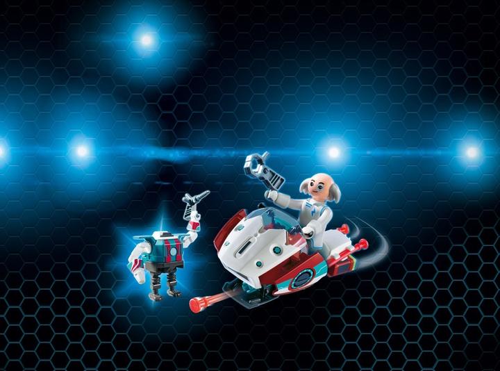 Actual product image Playmobil Skyjet with Dr X robot (9003, Playmobil Super 4)