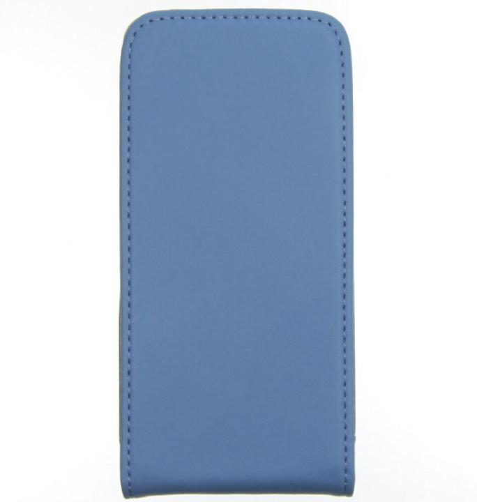 Image du produit OEM Étui à clapet en cuir fin pour iPhone 4/4s - bleu (Apple iPhone 4, Apple iPhone 4s)