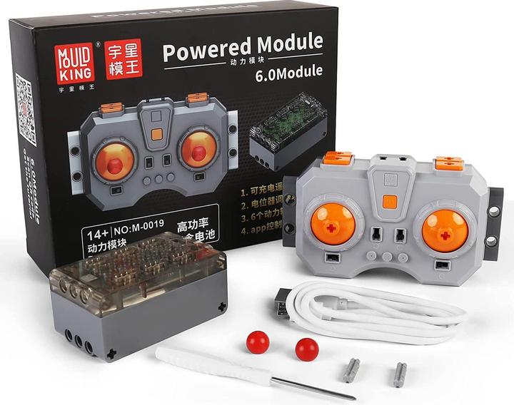 Mould King 6.0 Récepteur - boîtier de batterie avec télécommande analogique