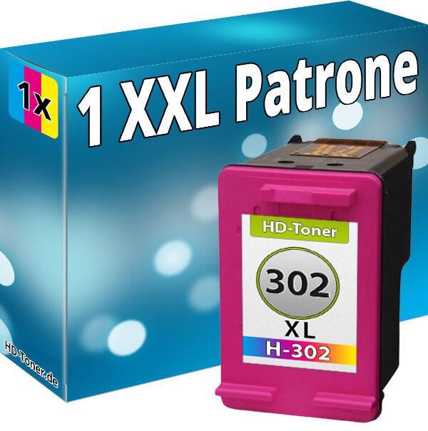 Actual product image Druckfuxx 1x TINTE PATRONEN für HP 302 XL OfficeJet 3830 3831 3832 3833 3834 383