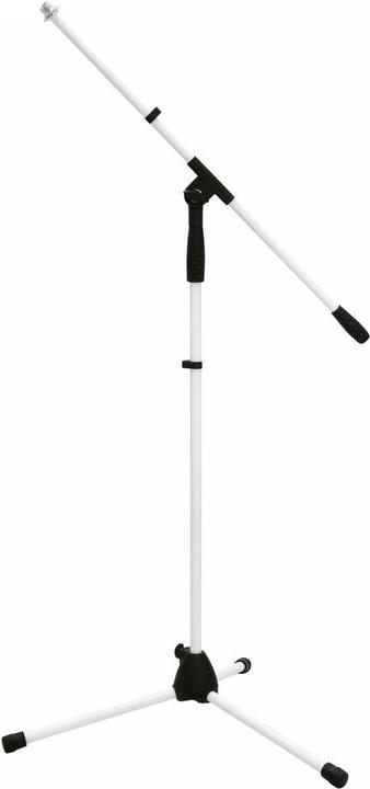 Omnitronic Supporto per microfono MS-1W con braccio bianco
