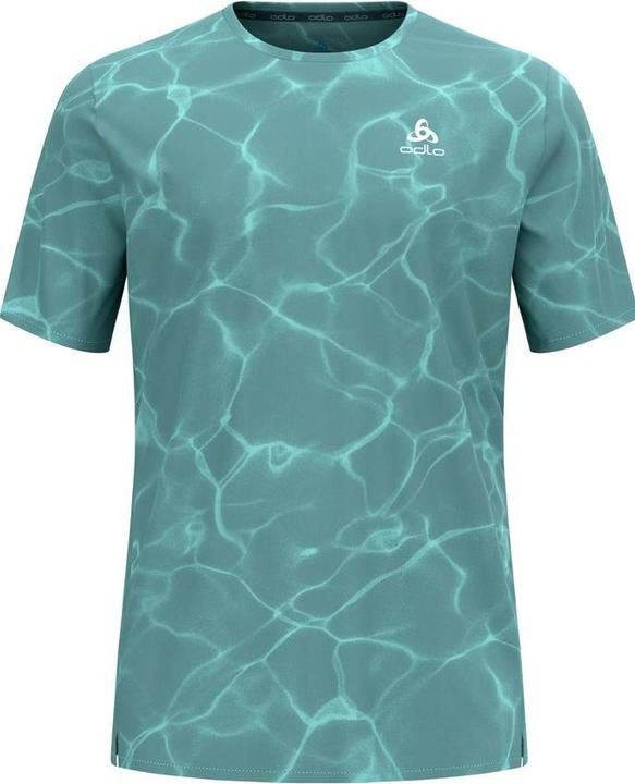 Produktbild Odlo T-shirt crew neck s/s ZEROWEIGHT CHILL-TEC PRINT (S)