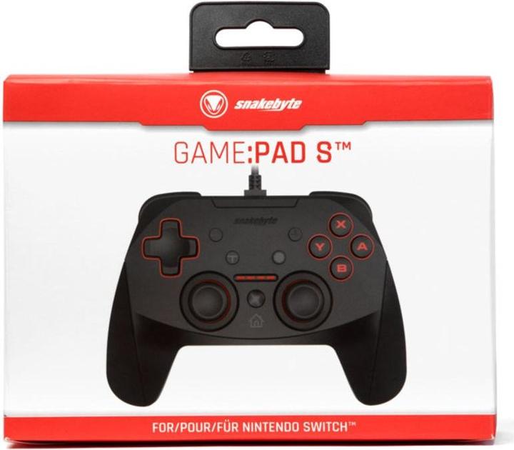 Produktbild Snakebyte Nintendo Switch Game Pad kabelgebunden (NSW) - schwarz rot (Switch)