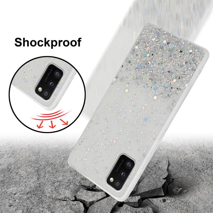 Image du produit Cadorabo Couverture TPU paillettes scintillantes (Samsung Galaxy A41)