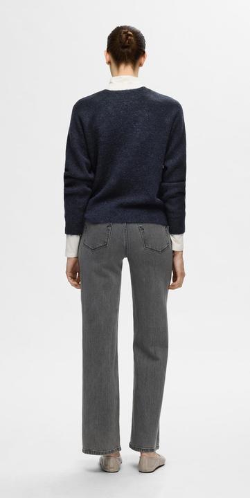 Actual product image Selected Femme V-neck knit jumper (M)