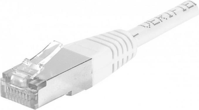 Image du produit Dexlan Câble patch Cat. 6A, S/FTP, cuivre, PoE, blanc, 20,0 m Câble patch compatible 10 Gigabit avec une (S/FTP, CAT6a, 20 m)