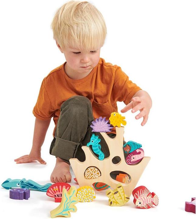 Produktbild Tender Leaf Toys Stapelspielzeug Korallenriff