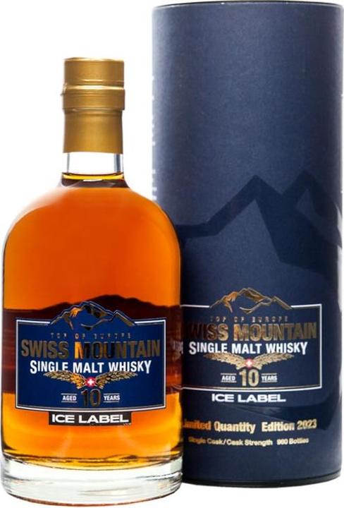 Actual product image Rugenbräu Swiss Mountain Ice Label 10 Year Old Edition 2023 (Single Malt)