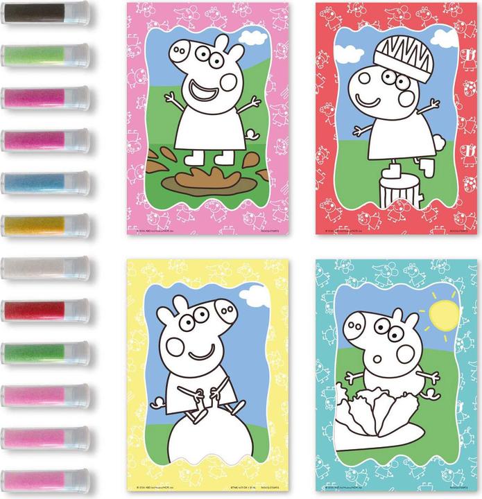 Produktbild Grafix Peppa Pig Sandmalerei, 16-tlg.