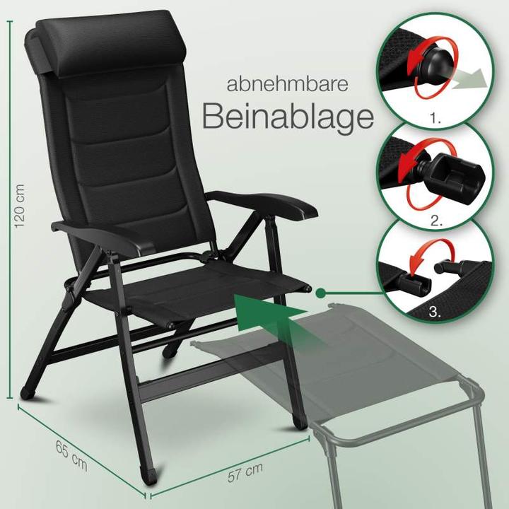 Produktbild Aktivshop Klappstuhl aktiv Camping mit Beinauflage