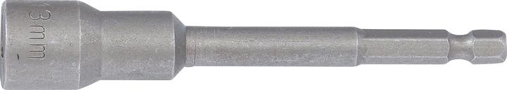 Produktbild BGS Steckschlüssel-Einsatz Sechskant, extra lang für Bohrmaschinen 6,3 mm (1/4") SW 13 mm (13 mm)