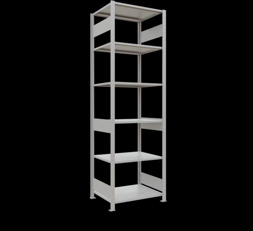 Immagine prodotto Schulte Lagertechnik Sistema di scaffalature di base senza viti MULTIplus150 con ripiani di lunghezza