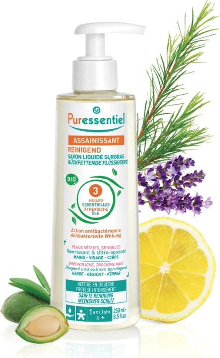 Image du produit Puressentiel Rückfettende Liquid-Seife (Savon liquide, 250 ml)