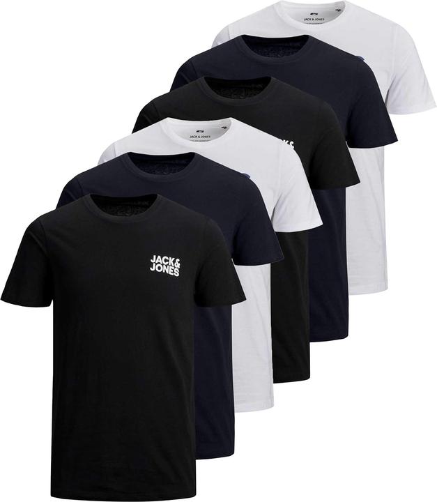 Jack & Jones T-Shirt Casual Bequem sitzend JJECORP LOGO TEE O-NECK 3PK (XXL)