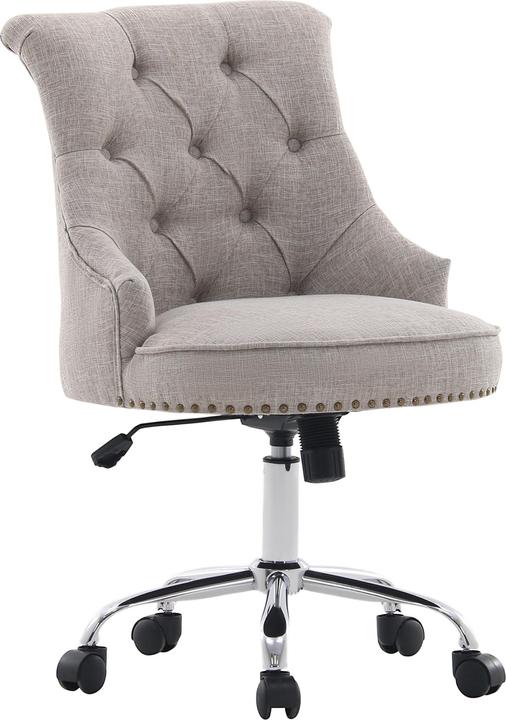 Homcom Polsterstuhl mit Chesterfield-Lehne