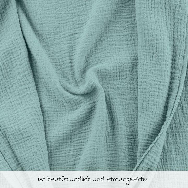 Actual product image La Loona LaLoona sleeping bags summer sleeping bag muslin / gauze - Mint - (70 cm)