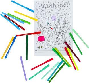 Actual product image Maped Felt tip pens OCEAN, medium, assorted colours, box of 48 pieces (Multicoloured, 48 x)