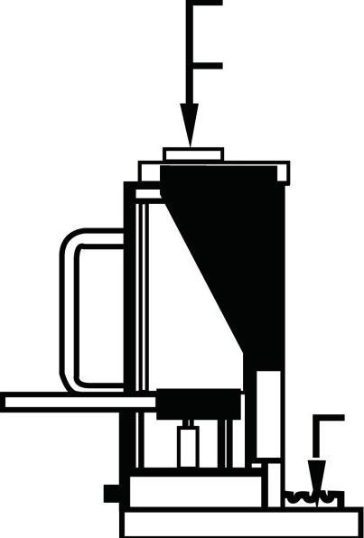 Image du produit Unicraft Elévateur de machine MH 8, construction robuste en acier, vitesse d'abaissement