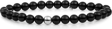 Sparkling Jewels Sparkling Bead Bracelet With Onyx - Model Sb-Gem07-Add-6mm