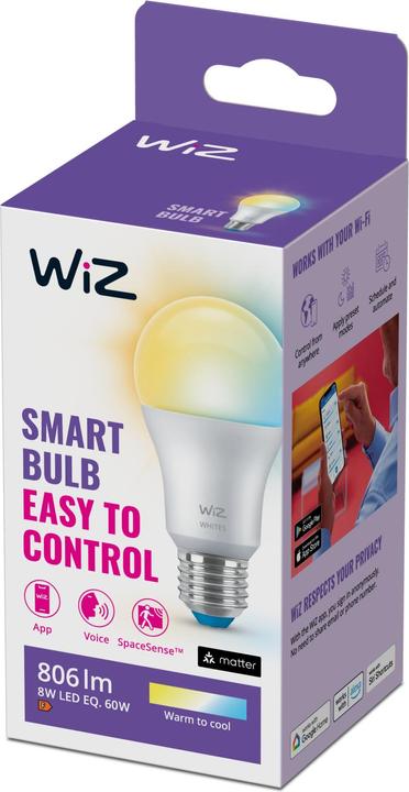 Immagine prodotto WiZ Bianco (E27, 8 W, 806 lm, 1 x, F)