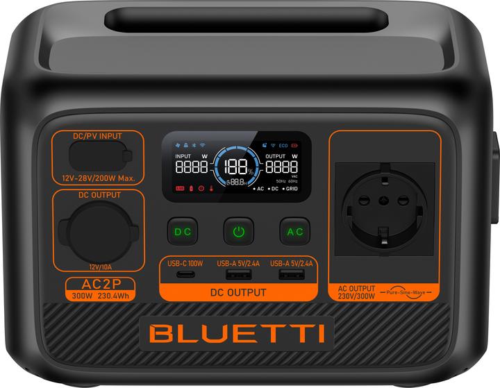 Immagine prodotto Bluetti AC2P (230.40 Wh, 3.60 kg)
