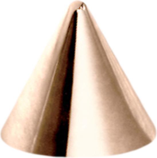 Image du produit Star Piercing Cone or rose (sans laiton, Acier chirurgical 316L)