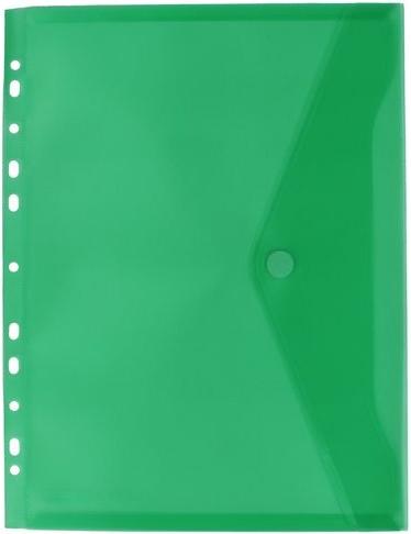 Image du produit Herba-Plastic Pochette porte-documents A4 avec perforation et fermeture Velcro 10 pièces couleurs assorties (A4, 10 x)